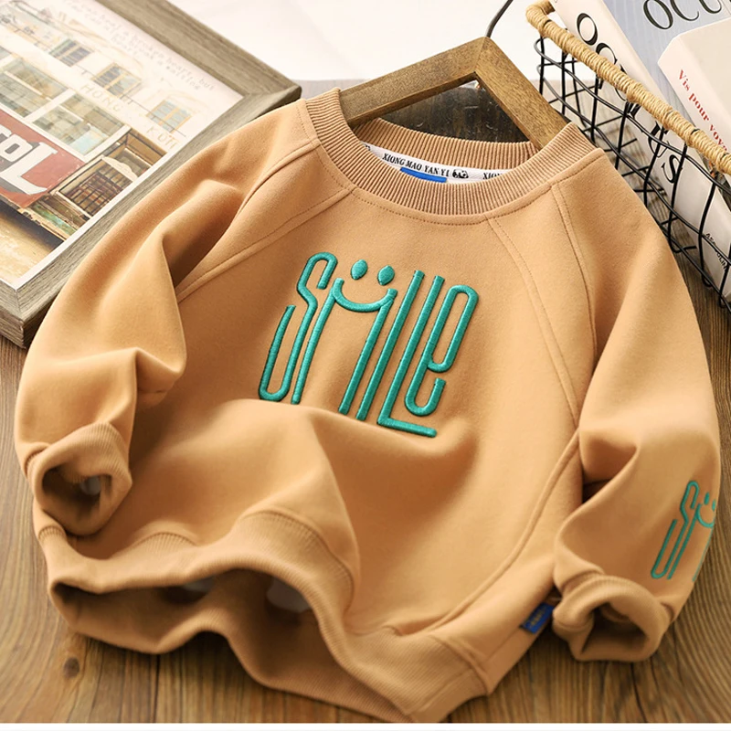 Boys Smile Letter Sweatshirt 4