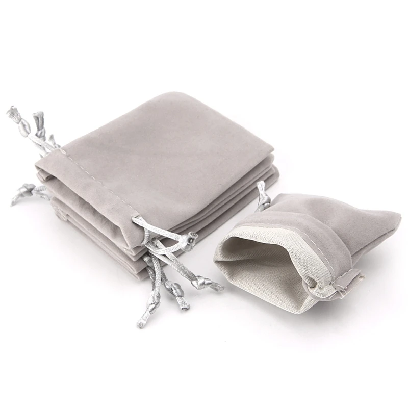5Pcs RPG Dice Bag Velvet Drawstring Bags Tarots Card Jewelry Bag High-grade Flannel Bag Gift Bag