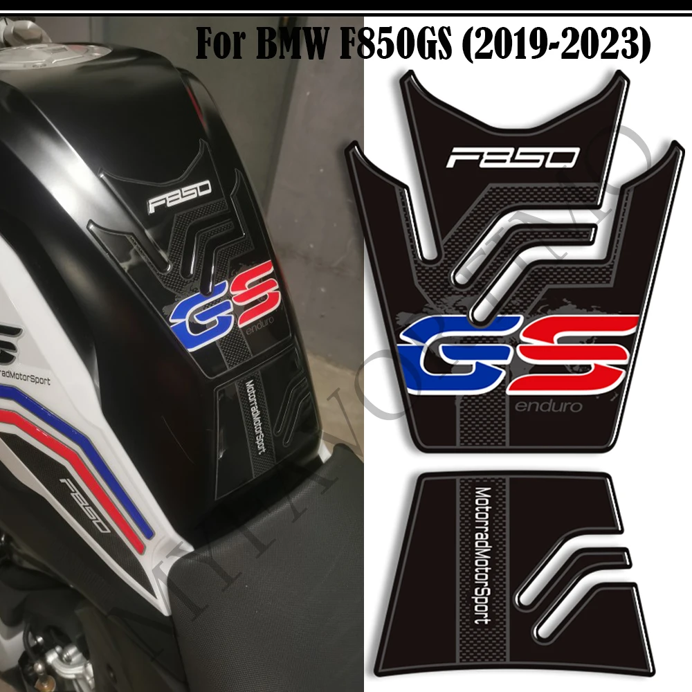 For BMW F850GS F850 F 850 GS 2019 2020 2021 2022 2023 Stickers Protector Tank Pad Grips Gas Fuel Oil Kit Knee Trunk Luggage