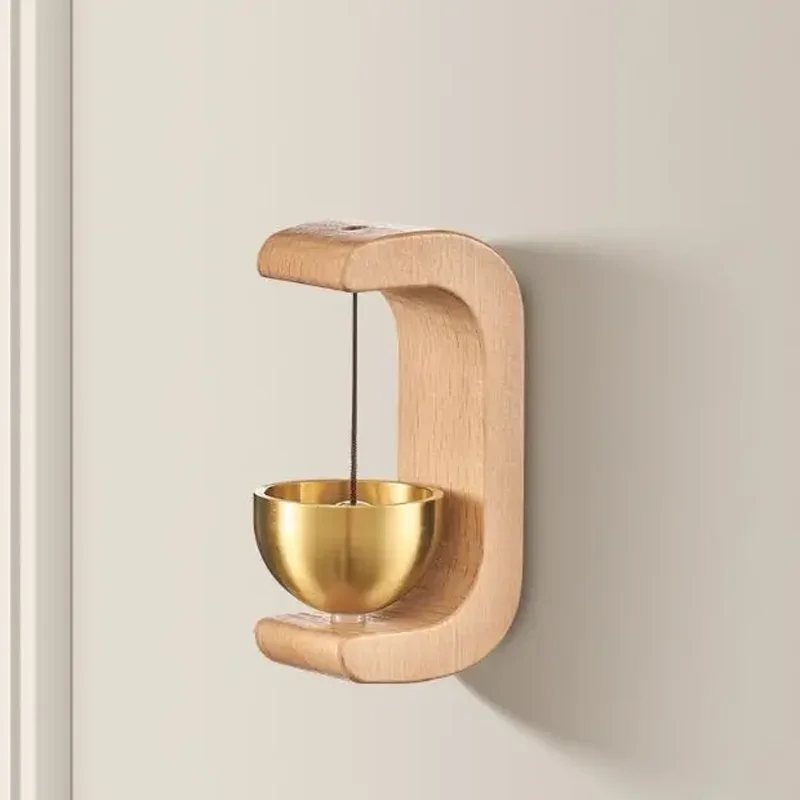 Dopamine Wind-bell Magnetic Inhalation Home Wind-bell Beech Car Into The Door To Remilnd The Bell Copper Bell Walnut Copper Orna