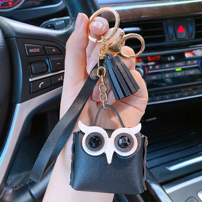 Cute Cartoon Owl Coin Purse Keyring - Perfect Gift For Men & Women