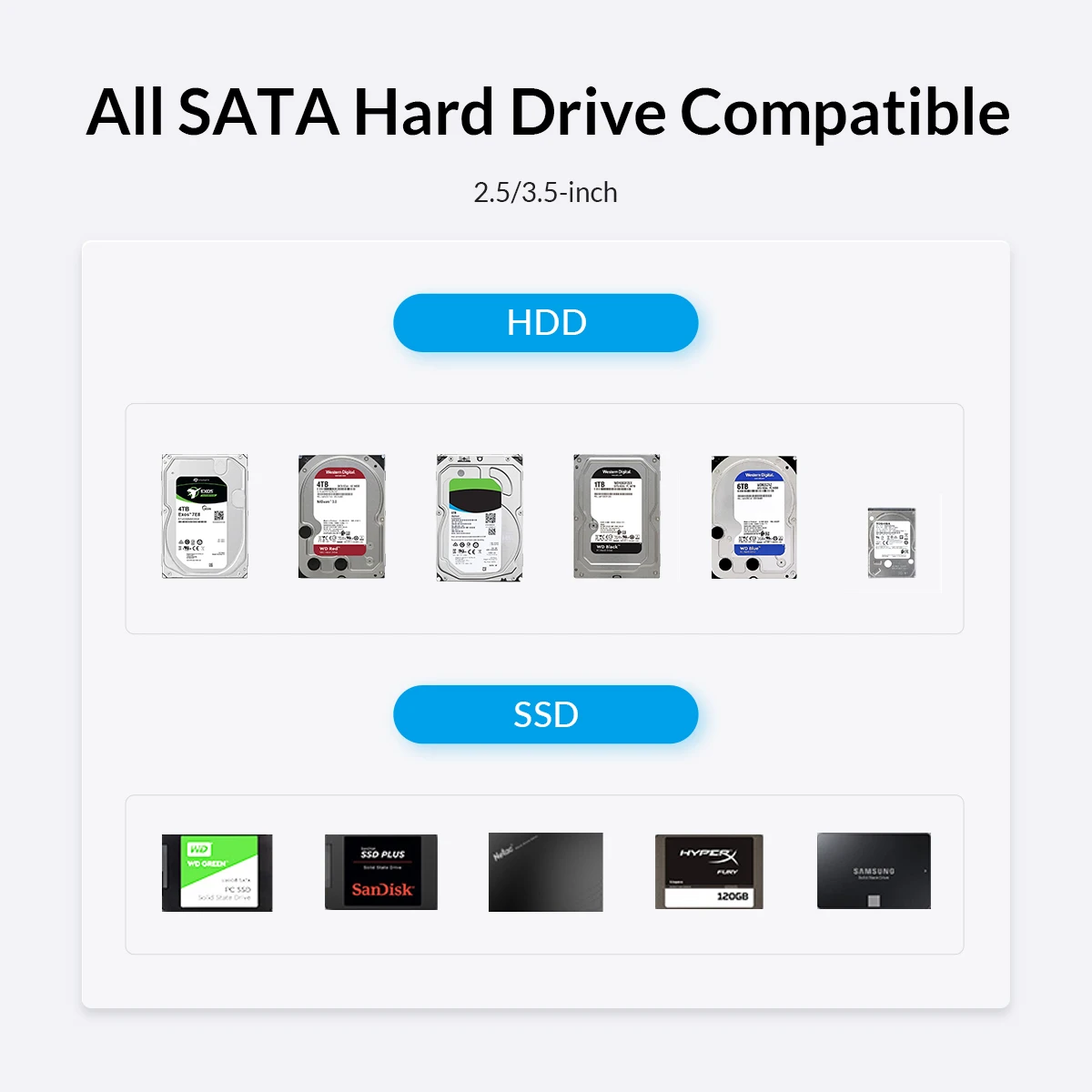 Cheap Caixa externa para HDD