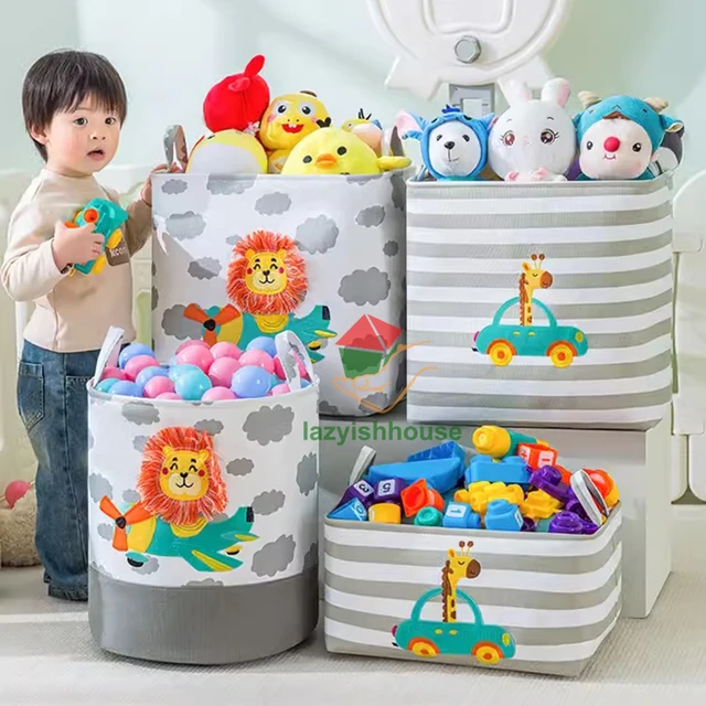 Folding Linen Storage Basket 1