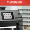 Fully Automatic Espresso Machine，Milk Frother,Built-in Grinder，Intuitive Touch Display ，7 Coffee Varieties for Home 4
