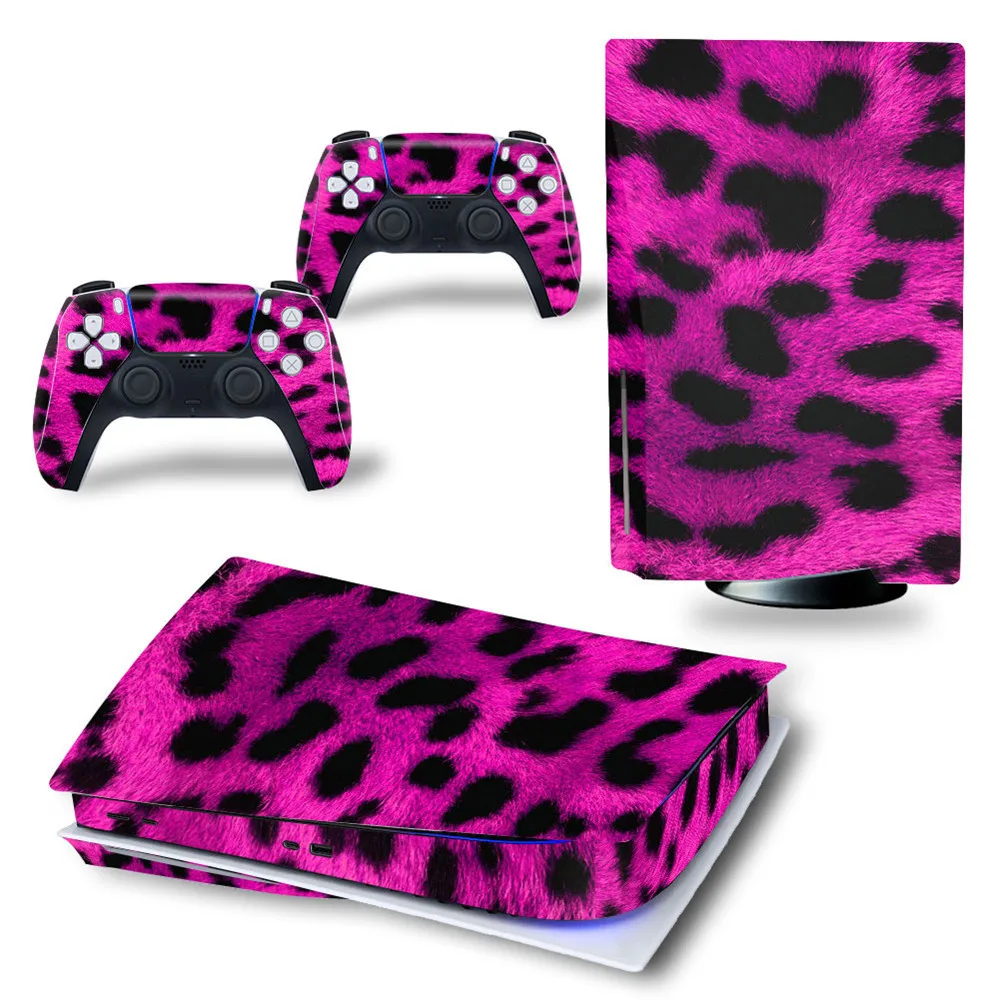

Full Set Skins Compatible with Ps5 Console Controller Disc Edition, Vinyl Decal Stickers for Ps5 Console Disc Edition