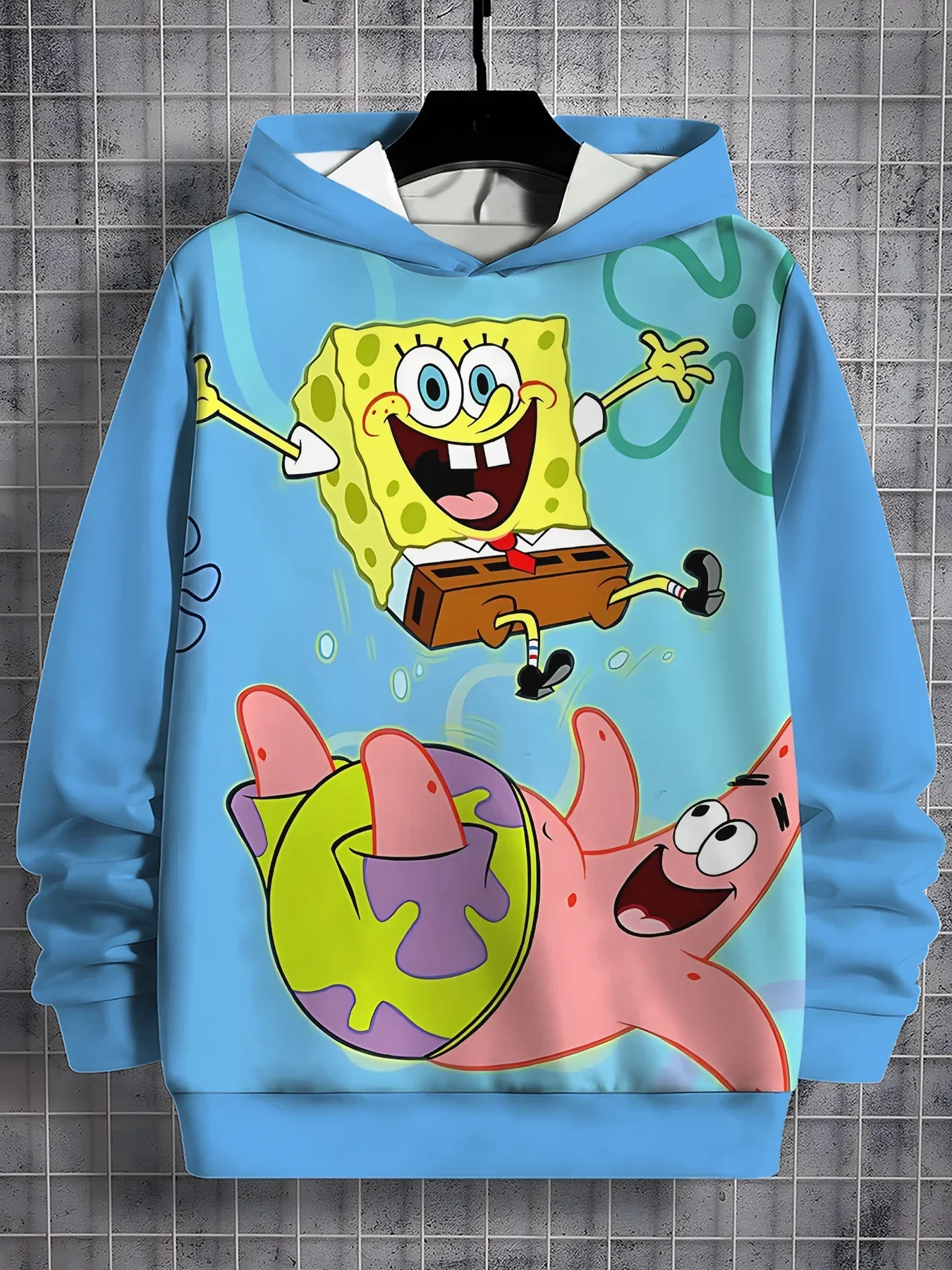 3D Print Funny Cartoon Spongebobs All Seasons Children Casual Sweatshirt Cool Pullover Tops Unisex Clothes Boy Girl Hoodies 6