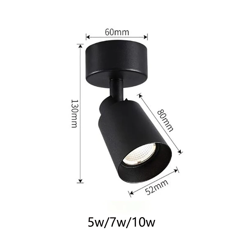 Led Mini Spot Light Wall Lamp 5W 7W 10W COB Surface Mounted Small Spotlights S08ee0913c95442ffbe3d0eb2d83c9f6dU
