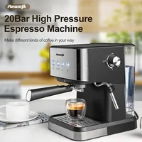 Aeomjk Semi-Automatic Espresso Machine 20 Bar, Professional Coffee Machine Cappuccino Latte Machine with Steam Milk Frother, Espresso Machine with 1.5L Detachable Water Tank 2