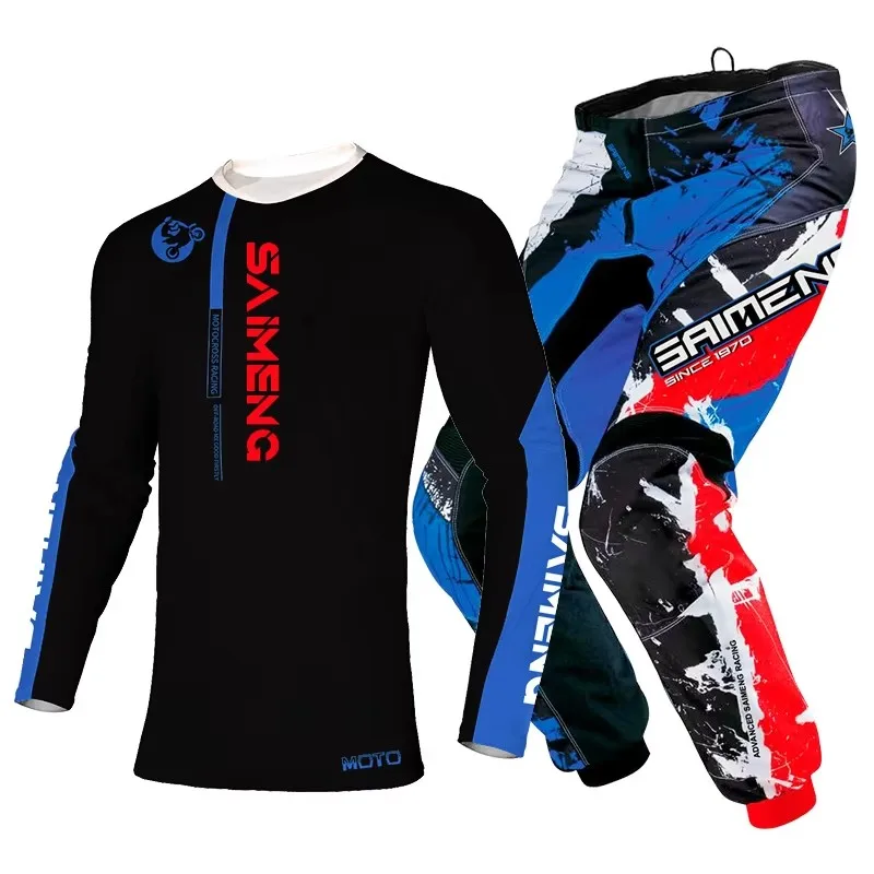 motocross kids set MX Jersey and Pants children Youth MTB DH UTV Enduro MX Gear Set Combo Off Road Racing Suit Dirt Bike