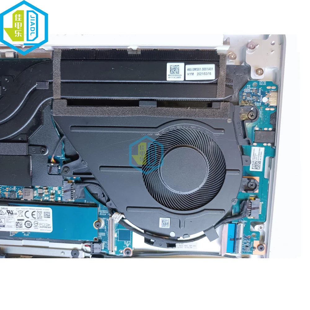 Portátil Cpu Gpu Ventiladores de Refrigeração para Xiaomi Pro 15.6 2023 Xma2009-al Computador Cooler Radiador Ventilador Novo Bn5505h5h-n00p Bnb005h5h-n00p - Imagem 2