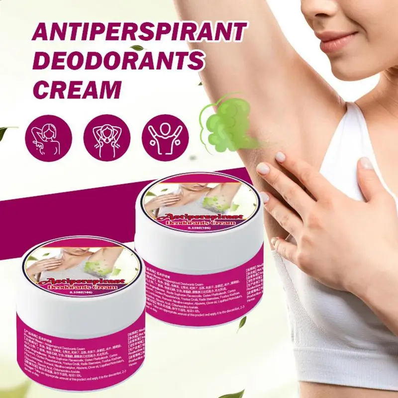NEW 10g Body Odor Sweat Deodor Cream For Man And Woman Removes Armpit Odor And Sweaty Lasting Aroma Skin Care Cream