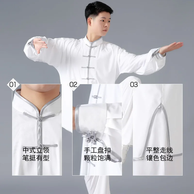 Chinese Traditional Martial Arts Tai Ji Suit Women's Summer Tai Chi Exercise Clothing Martial Arts Stage Performance Clothing