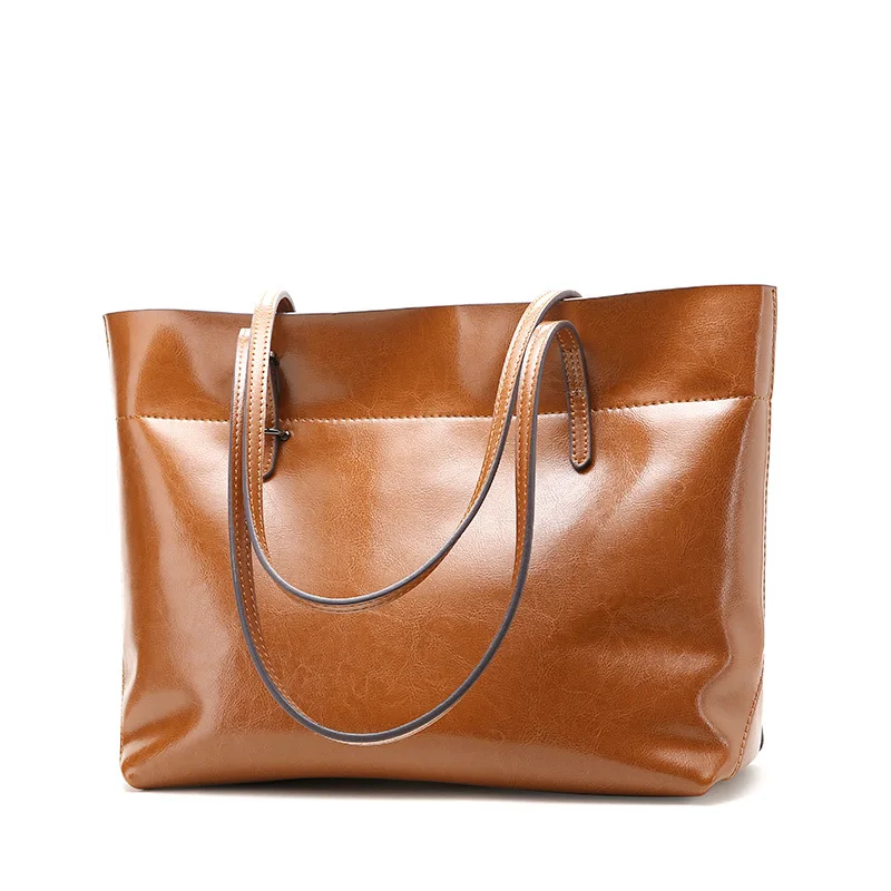 Handheld Shoulder One Crossbody Bag Fashion Top Layer Cowhide Casual Handbag For Woman High-Quality Messenger Versatile Luxury