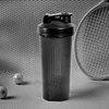 600ML 20Oz Protein Shaker Plastic Portable Bottle For Fiess Enthusiasts Athletes Leak Proof Drink Shaker Cup