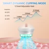 Electric Cupping Massager Vacuum Suction Cup GuaSha Anti Cellulite Beauty Health Scraping 12 Levels Suction Blue Light Therapy 3
