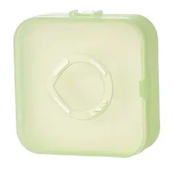 Portable Cosmetic Makeup Case: Empty Air Cushion Puff Box (Green)