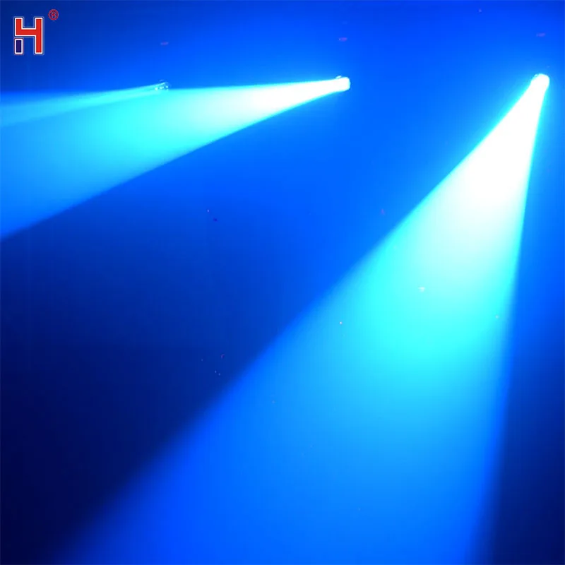 움직이는 헤드 LED 100W 빔 DMX 조명, 7 색 8 고보 회전 프리즘 효과 사운드 도착, DJ 파티 클럽 이벤트