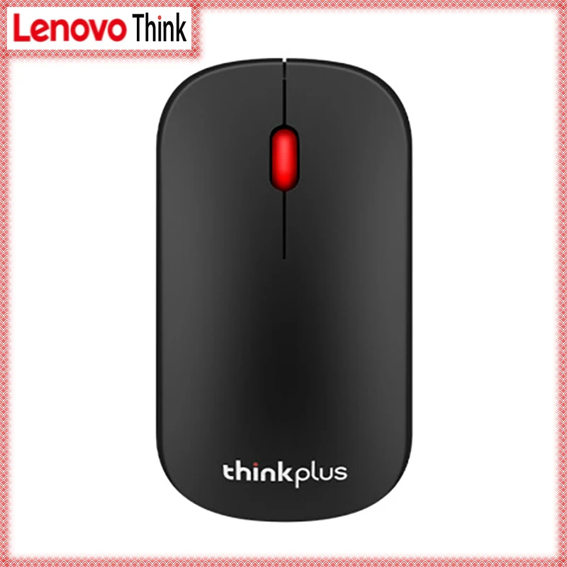 

Lenovo thinkplus bluetooth Беспроводная лазерная Двухрежимная мышь, портативная Бесшумная ультратонкая компьютерная мышь для бизнеса и офиса 4Y50X63914