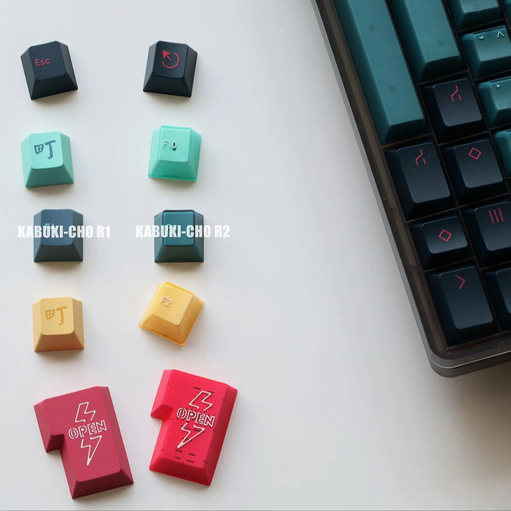 PBTFANS Kabuki-Cho 歌舞伎町 R2 キーキャップ PBTFANS KABUKI-CHO 歌舞伎町 R2 Keycap Set - TALPKEYBOARD