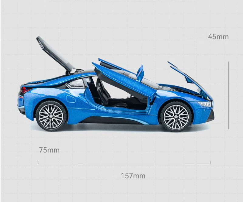 BMW I8 Supercar 1:32 Ölçekli Model Araba