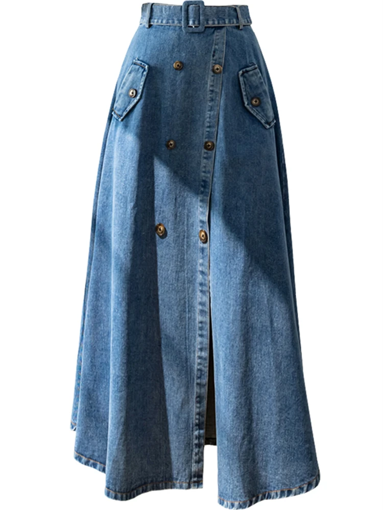 今季新品アパルトモン☆BLEACH DENIM SKIRT☆34サイズ L'Appartement BLEACH DENIM SKIRT 34（今季新品アパルトモン