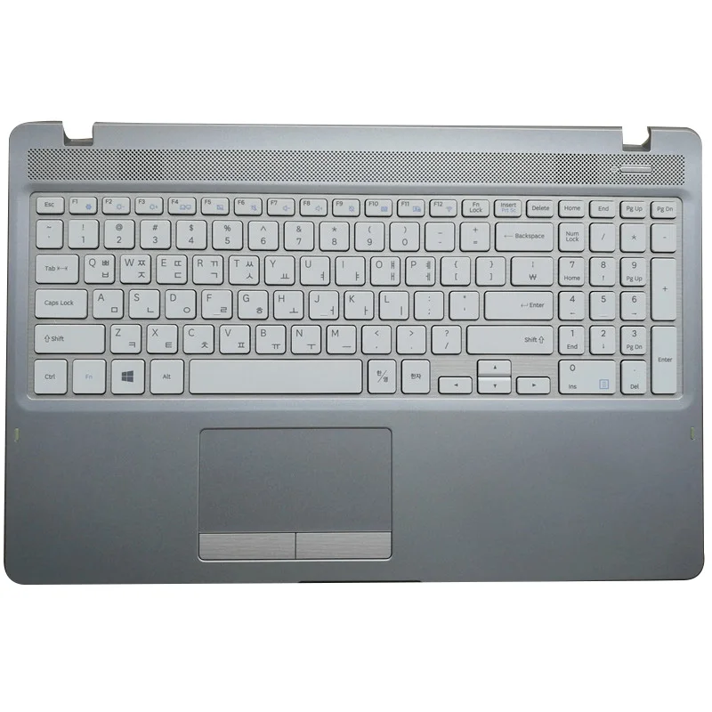 

NEW For Samsung NP500R5K NP500R5H NP500R5K NP500R5H Laptop Palmrest Upper Case White Keyboard Touchpad