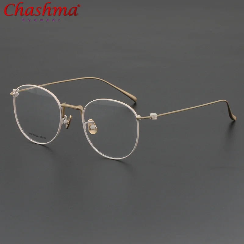 

Janpanese Retro Round Blue Light Frame Spectacles Prescription Handmade Titanium Glasses Women Myopia Eyeglasses Men Eyewear
