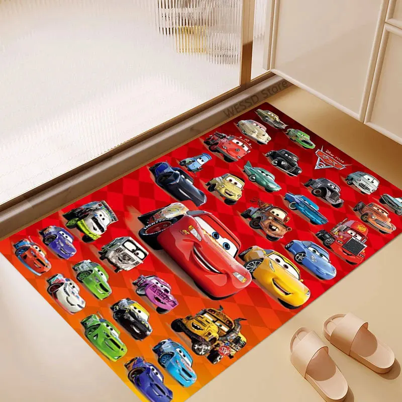 Face Rug Cars Cars All-Star Lineup Print Rug, Suitable for Bedroom and Children's ...