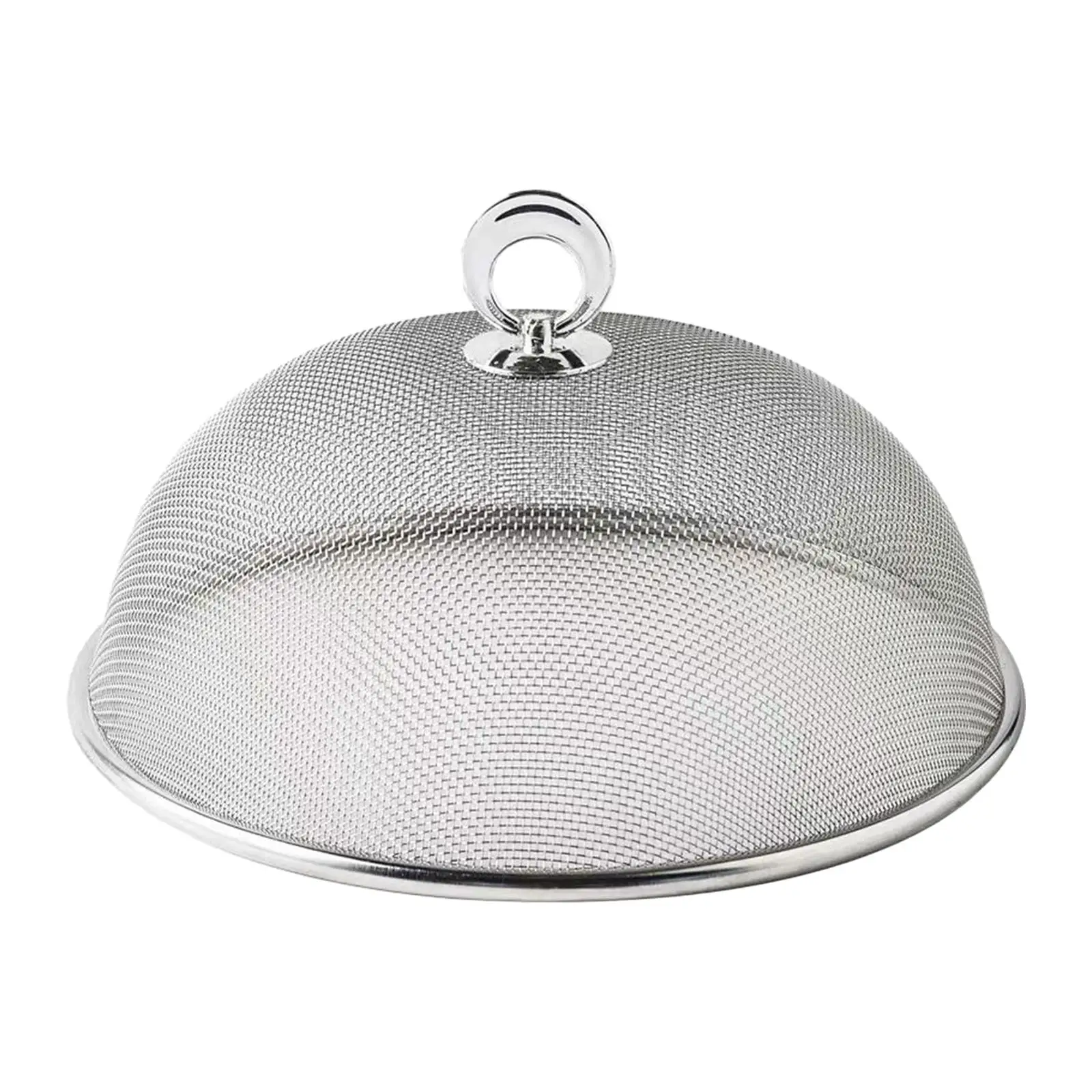 Metal Mesh Food Cover Plate Serving Cover Reusable Durable Dish Net Food Lid Multipurpose for Home Daily Use