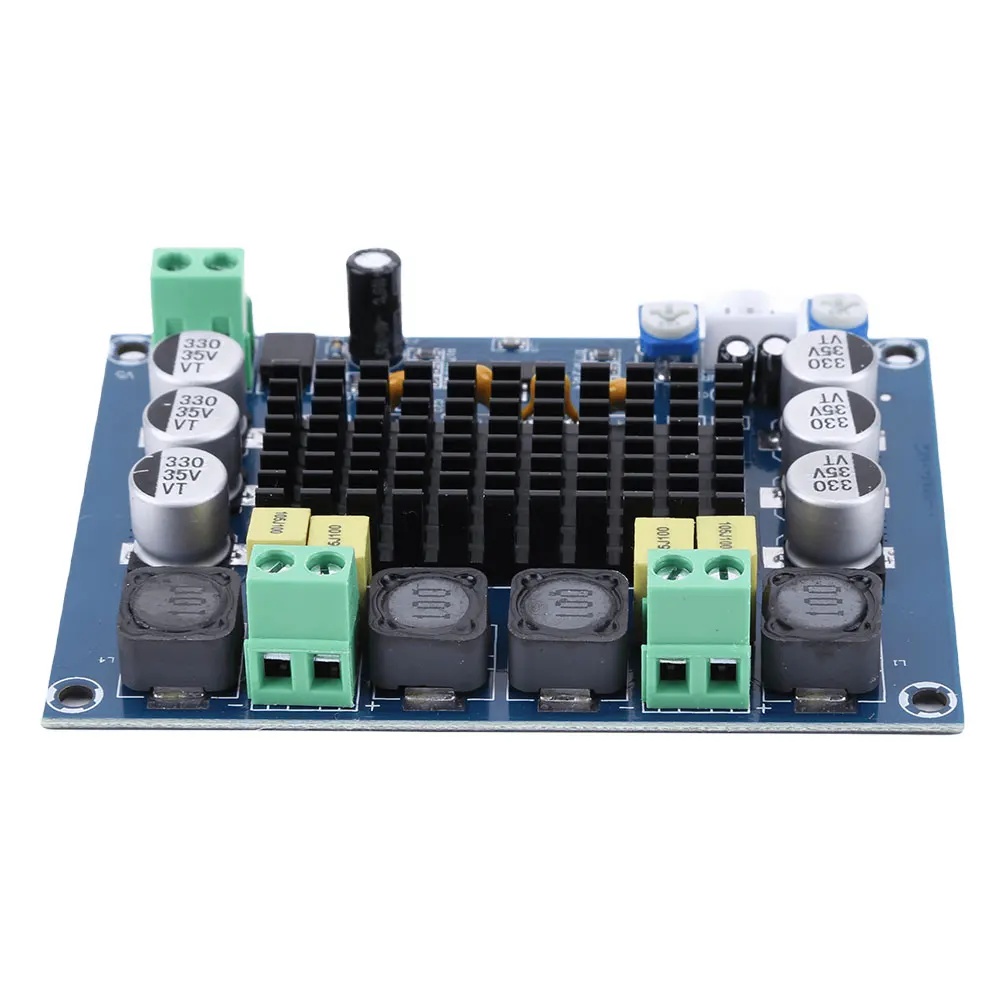 XH-M543 디지털 전력 증폭기 모듈, 스피커용 전자 DIY 키트, 2x120W, 중국산 TPA3116D2, DC 12-26V, 2 채널