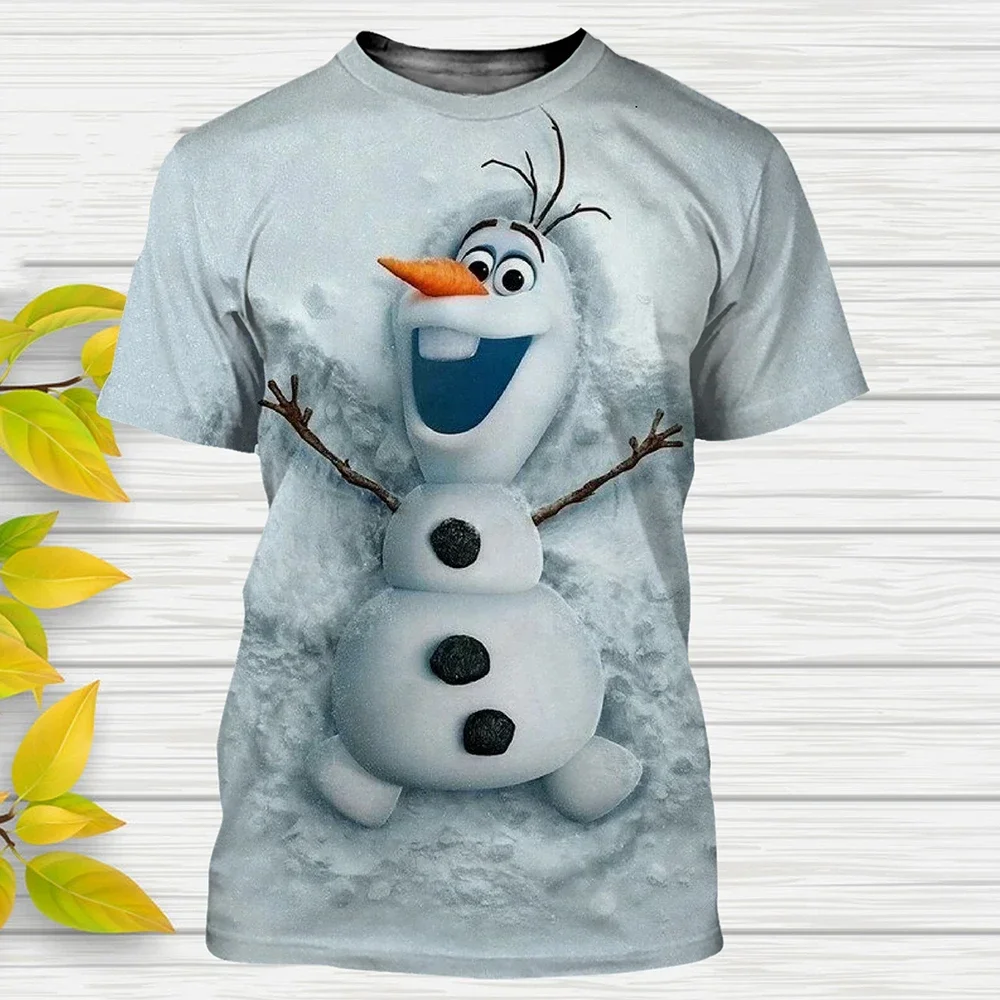 Camiseta Frozen Camisetas Pull And Bear Disney Olaf Playeras