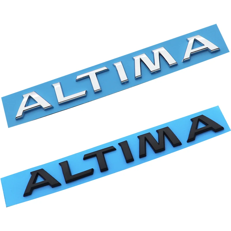 1pcs ALTIMA ABS 자동차 후면 문자 로고 후면 범퍼 테일 도어 트렁크 스티커 자동차 후면 엠 블 럼 스티커 스타일링 액세서리 닛산