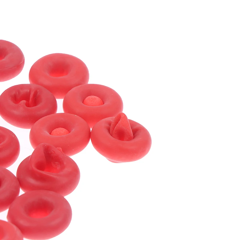 20Pcs Caulking Gun Nozzles Cap Red Caulk Saving Cap Caulk Sealer Saver For Sealing And Preserving Supplies Tool