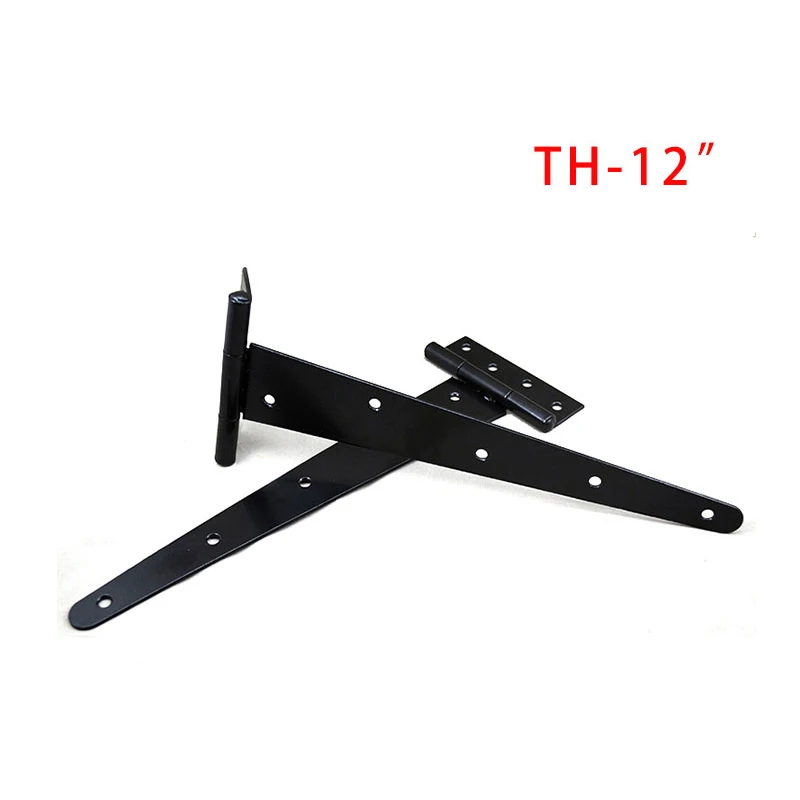 2PCS 2/3/4 inches heavy duty T hinge room outdoor villa fence gate wooden box T-type hinge door hinges for garden