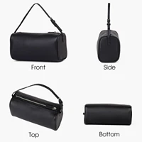 Matna-Sac à main en cuir de vachette naturel pour femme, véritable, entièrement grainé, sac à poignée supérieure, sangle initiée, doublure en peau de mouton 4