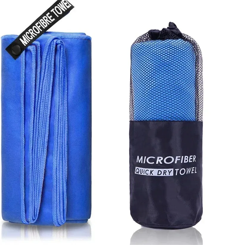 Ultra Compact & Lightweight Microfiber Towel - Quick Dry & Super Absorbent for Travel, Gym, and Camping