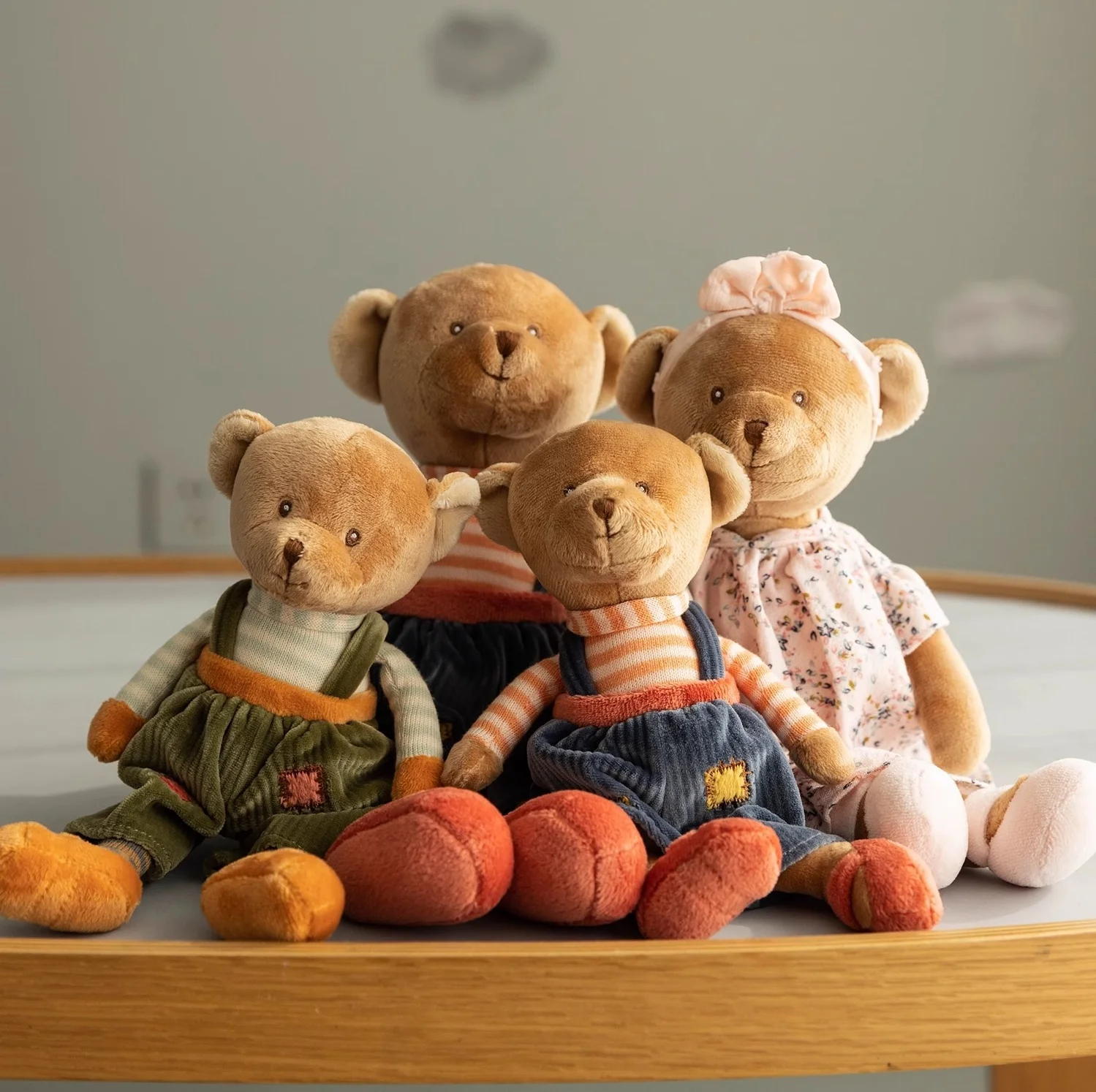 Huggable Teddy Bear Girl Boy Plush Toys Handmade Cute Bears