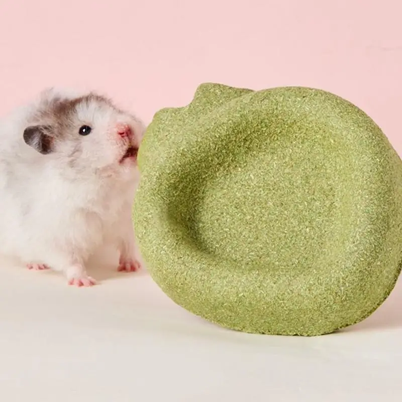 Natural Hamster Chew Toy and Food Bowl