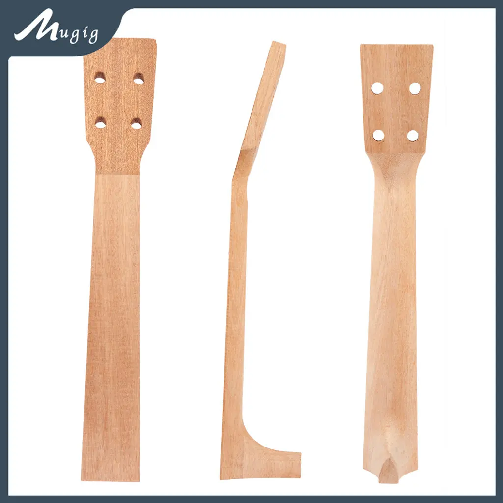 

Mugig Unfinished DIY Tenor Ukulele Neck Okoume Neck For 26 Inch Ukelele Uke 4-String Hawaii Guitar Guitarras