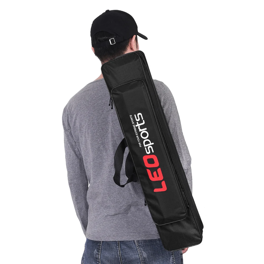 Sac portable 70 cm pour canne à pêche et outils - Organisateur de matériel de pêche léger et pratique