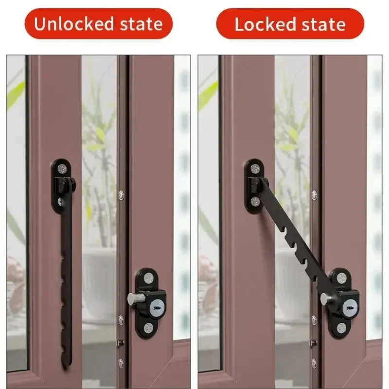 Child Lock, Door Window Lock, Safety Lock, Inner Window Limiter Latch Position Stopper