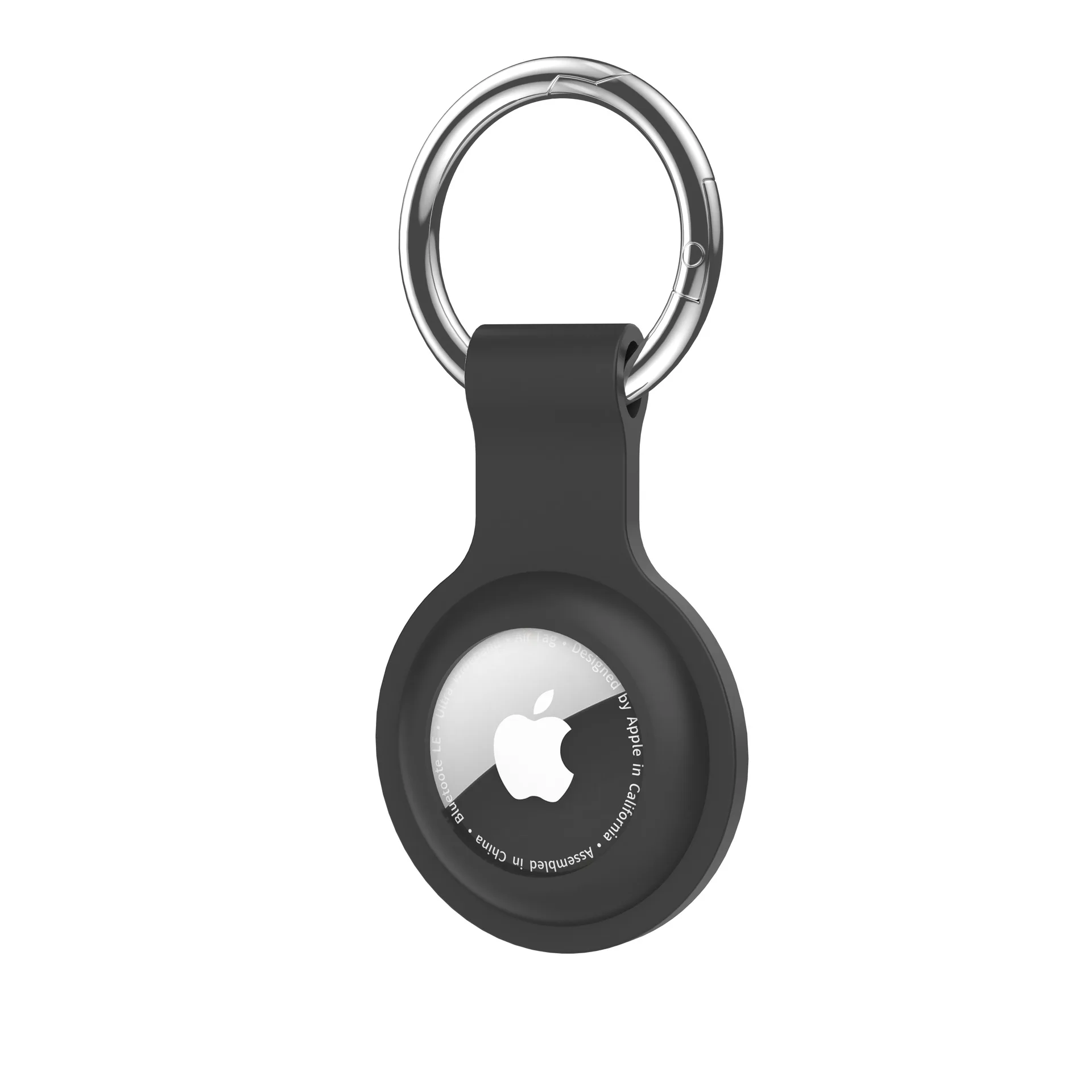 Anti-lost Keychain Holder Silicone Case for Airtag Air Tag Dog Cat Pet Collar Keys Tracker Protective Full Cover Waterproof 6
