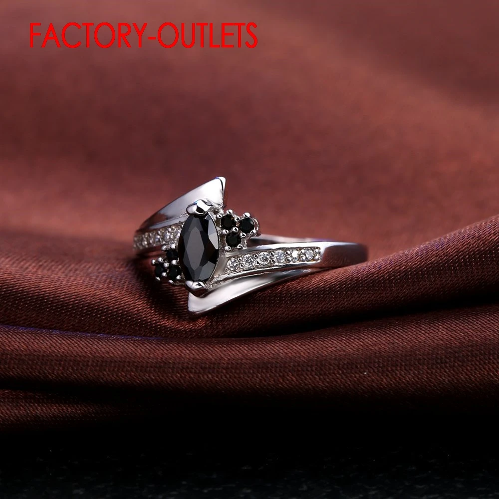 Wedding Rings Silver Ring Womens Ring Finger Rings Jewelry Rings Ring Jewelry 925 Sterling Silver Needle Engagement Ring Classic Style Austrian Crystal Prong Setting