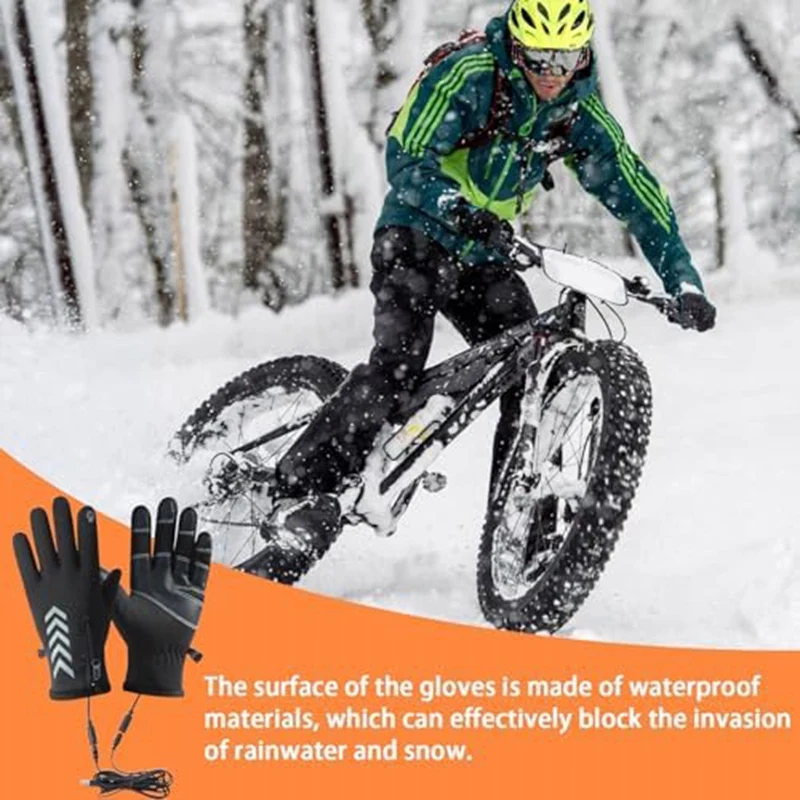 

Heating Gloves, Anti-Slip Heating Motorcycle Gloves, Windproof Heating Work Gloves, Waterproof Heating Gloves