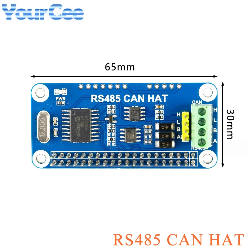 Rs485 Can Hat Modulo Scheda Di Espansione Per Raspberry Pi 4B/3B +/Zero W Rs485 Can Uart Communication Pcb