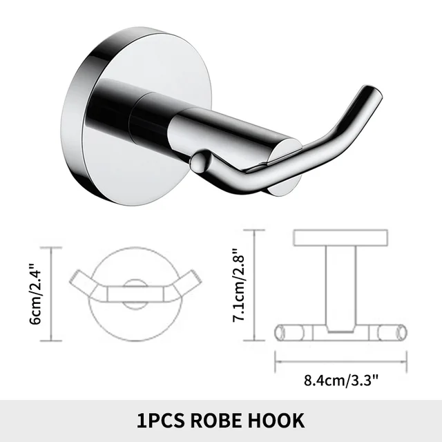 Robe Hook 2 Hooks