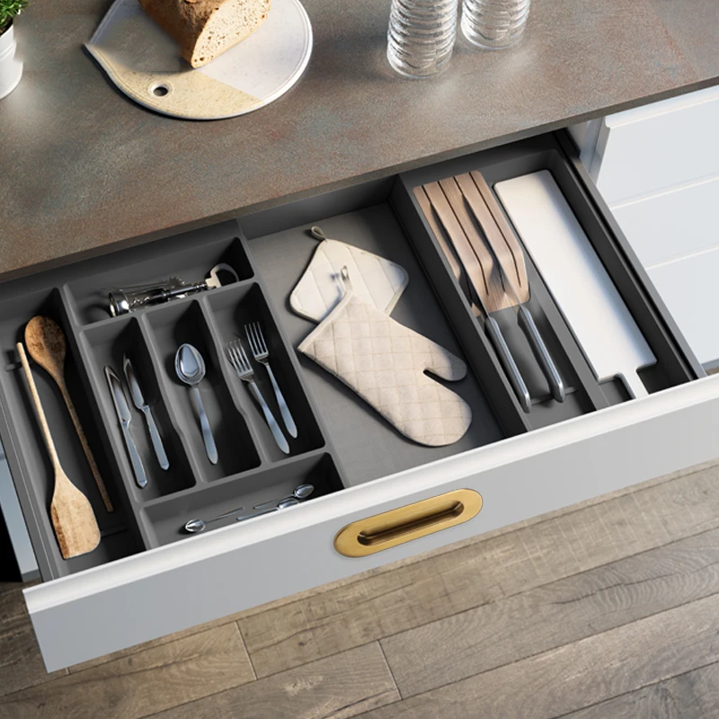 Stainless Steel Concealed Sliding Door Drawer Handle Furniture Handles Kitchen Door Handles