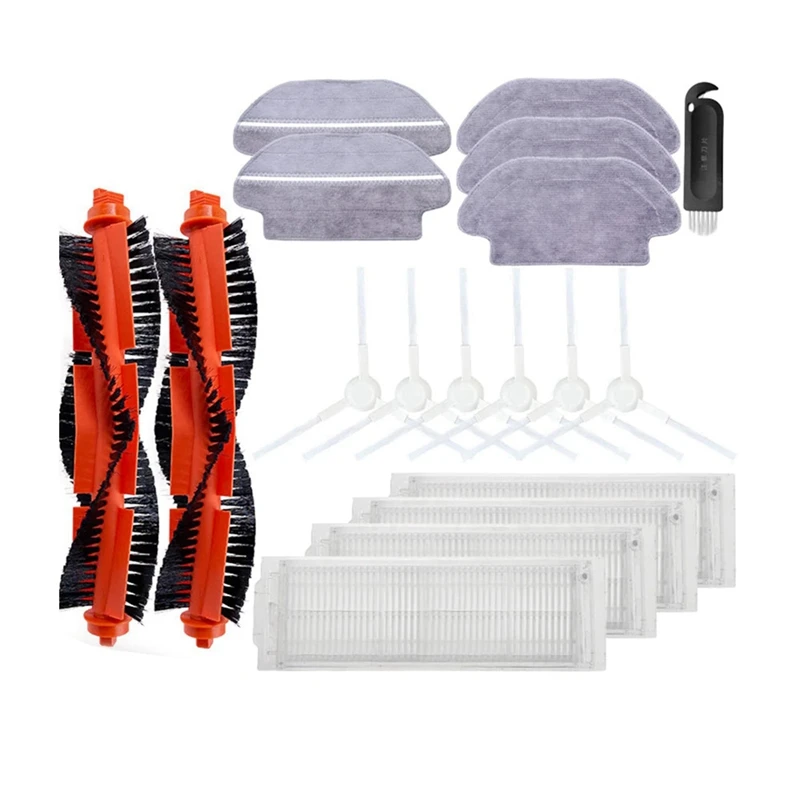 

18PCS Hepa Filter Mop Cloths For Xiaomi Mi Robot Vacuum-Mop Pro STYTJ02YM Conga 3490 Viomi V2 PRO V3 SE Cleaner Parts