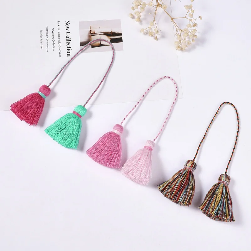 Asymmetric Double-Headed Tassel Sachet Clothing Christmas Curtain fan bag decoration pendant DIY Handcraft Cloth ornament tassel fringe tassel decoration tassel trim