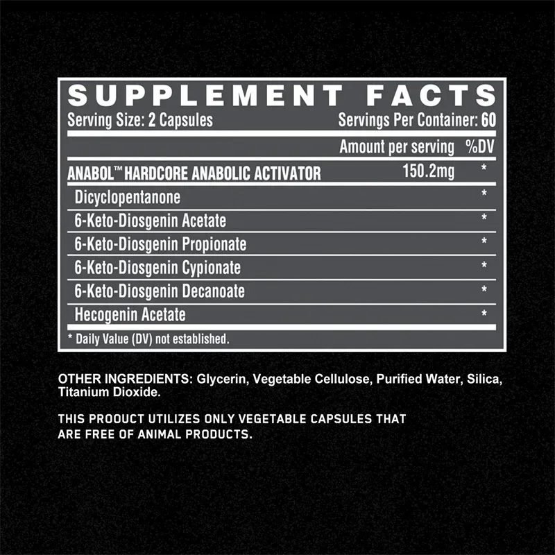 Anabol Hardcore Supplement - Promotes Muscle Growth, Improves Fitness Performance, Supports Energy Endurance - Image 2